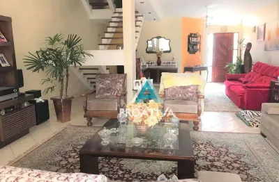 Sobrado com 3 dormitórios à venda, 291 m² - jardim utinga - santo andré/sp