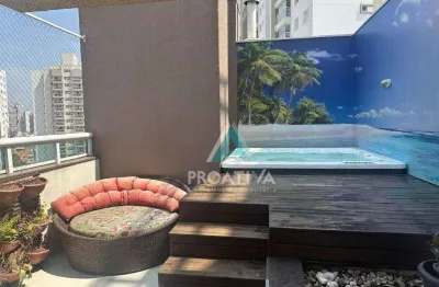 Cobertura com 3 dormitórios à venda, 144 m² por r$ 1.100.000,09 - campestre - santo andré/sp