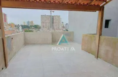 Cobertura com 2 dormitórios à venda, 88 m² por r$ 530.000,00 - jardim pilar - santo andré/sp