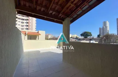 Cobertura com 2 dormitórios à venda, 85 m² - campestre - santo andré/sp