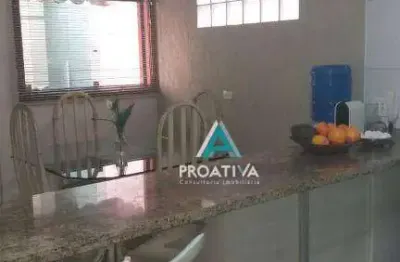 Sobrado com 3 dormitórios, 174 m² - venda por R$ 860.000,00 ou aluguel por R$ 6.501,00/mês - Vila Scarpelli - Santo André/SP
