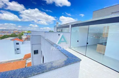 Cobertura sem condomínio com elevador, 2 dormitórios, sendo 1 suíte à venda 89,36 m² por r$ 542.700,00,00  parque erasmo assunção  santo andré/sp..