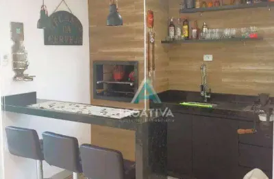 Cobertura com 2 dormitórios à venda, 130 m² por r$ 850.000,09 - campestre - santo andré/sp