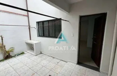 Sobrado para alugar, 131 m² por r$ 4.620,00/mês - campestre - santo andré/sp