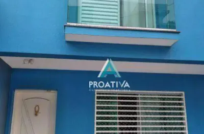 Sobrado à venda, 95 m² por r$ 620.000,00 - vila humaitá - santo andré/sp