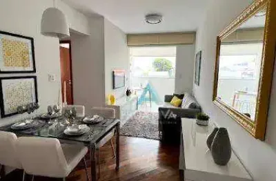 Apartamento Decorado com 2 dormitórios à venda, 60 m² por R$ 905.000 - Campestre - Santo André/SP
