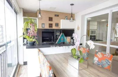 Apartamento à venda, 120 m² por r$ 1.380.000,00 - jardim - santo andré/sp