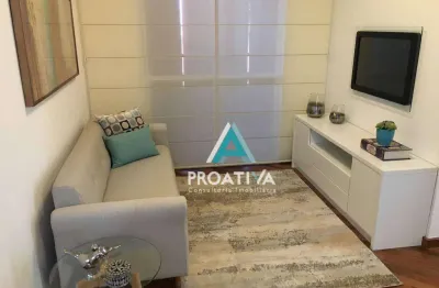 Apartamento com 3 dormitórios à venda, 86 m² - vila alzira - santo andré/sp