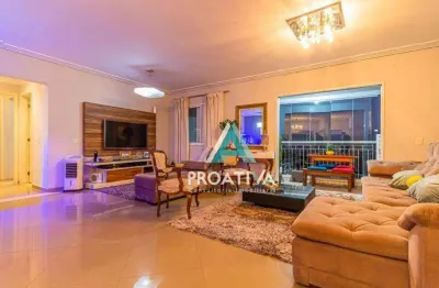 Apartamento com 3 dormitórios à venda, 130 m² - campestre - santo andré/sp