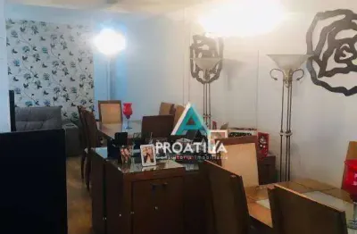 Apartamento com 2 dormitórios à venda, 65 m²  jardim - santo andré/sp