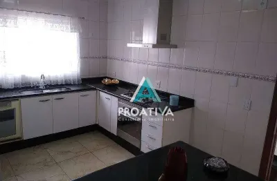 Sobrado com 3 dormitórios à venda, 122 m²- campestre - santo andré/sp