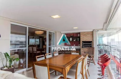 Apartamento com 3 dormitórios à venda, 165 m² por r$ 2.200.000,00 - jardim - santo andré/sp
