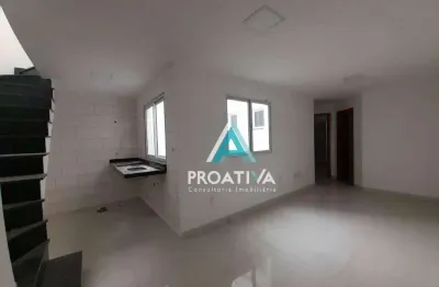 Cobertura com 2 dormitórios à venda, 76 m² por r$ 480.000,08 - parque das nações - santo andré/sp