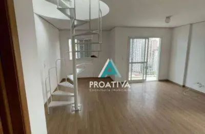 Cobertura com 3 dormitórios, 144 m² - venda por r$ 1.150.000,00 ou aluguel por r$ 7.350,00/mês - jardim - santo andré/sp