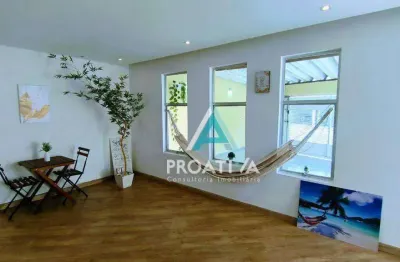 Sobrado com 3 dormitórios, 164 m² - venda por r$ 890.000,00 ou aluguel por r$ 4.975,00 - campestre - santo andré/sp