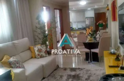 Cobertura com 2 dormitórios à venda, 100 m² - parque das nações - santo andré/sp