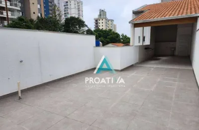 Cobertura à venda, 163 m² por r$ 850.000,09 - campestre - santo andré/sp