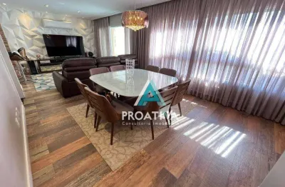 Apartamento com 3 dormitórios à venda, 205 m² por r$ 1.890.000,00 - vila gilda - santo andré/sp