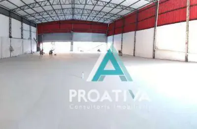 Galpão para alugar, 630 m² - vila alzira - santo andré/sp