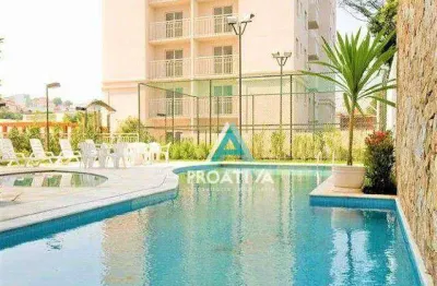 Apartamento com 3 dormitórios à venda, 62 m² - vila alzira - santo andré/sp