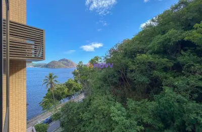 Apartamento amplo com 2 dormitórios, sendo 1 suíte, vista mar parcial !