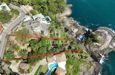 Terreno na costeira de ilha bela - com vista de 180 °  ilha oceânica -           litoral norte