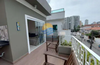 Casa dos sonhos santos na ponta da praia na quadra da orla