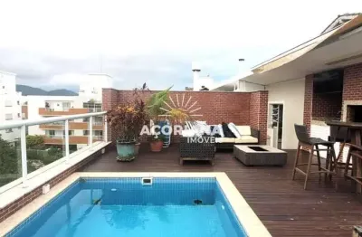 Cobertura com 3 quartos à venda na rua radialista dakir polidoro, 230, campeche, florianópolis por r$ 5.500.000