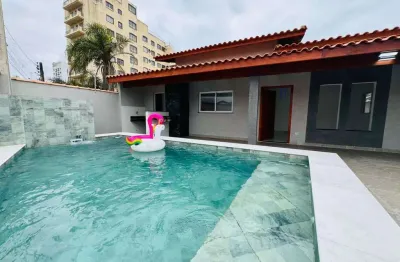 Casa 3 dormitórios para venda em mongaguá / sp no bairro vila atlântica