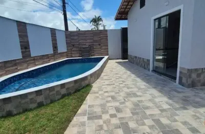 Casa com 3 quartos à venda no bopiranga, itanhaém  por r$ 490.000