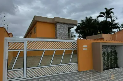 Sobrado, 2 dormitórios, sendo 2 suítes, cibratel 2, itanhaém / sp