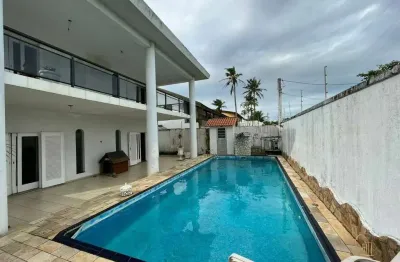 Casa com 6 dormitórios, sendo 6 suítes no cibratel ii em itanhaém / sp