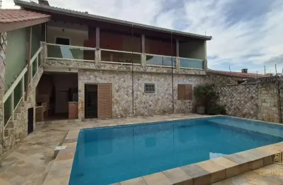 Casa com 5 dormitórios, sendo 2 suítes no cibratel ii em itanhaém, sp