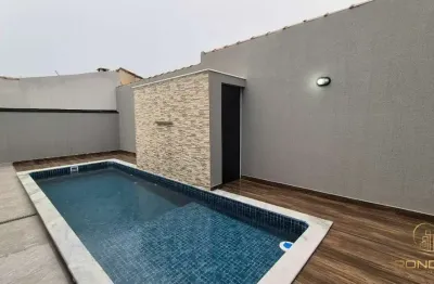 Casa com 3 dormitórios, sendo 2 suítes no bopiranga em itanhaém, sp.