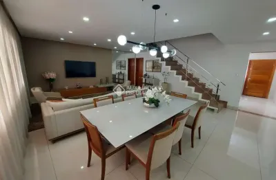 Casa em condomínio fechado com 3 quartos à venda na rua suíça, 173, parque das nações, santo andré, 250 m2 por r$ 1.350.000