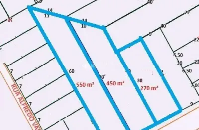 Terreno à venda na rua marcilío dias, 424, santa maria, santo andré, 1270 m2 por r$ 4.600.000