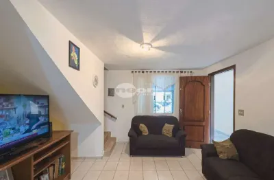 Casa em condomínio fechado com 3 quartos à venda na rua orlando silva, 58, vila camilópolis, santo andré, 122 m2 por r$ 535.000
