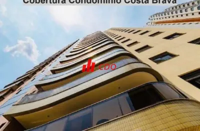 Cobertura duplex a venda com 4 dormitórios sendo 3 suítes,sala para 3 ambientes,5 vagas,útil de 335 m²