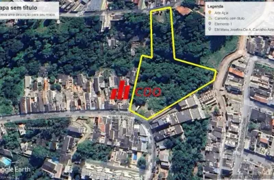 Embu terreno de 9.194,00m² bom para condomínio mcmv e outros empreendimentos esta em uma zona mista, com frente para 3 ruas