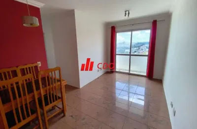Apartamento para locação em São Paulo-SP: 2 quartos, 2 salas,com sacada 1 banheiro, 1 vaga, 52m² bairro Morumbi Sul, lazer completo, perto do metrô