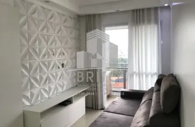 Apartamento com 02 dormitórios sendo 01 suíte, sala integrada com a cozinha, 01 banheiro, terraço grill envidraçado, área de serviço e 01 vaga