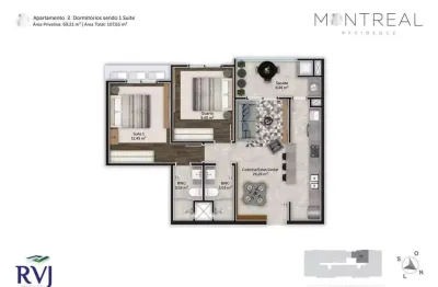 Apartamento com 2 quartos à venda na Trindade, Florianópolis 