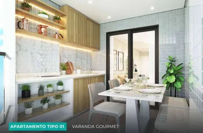Apartamento com 2 quartos à venda no Balneário Maracanã, Praia Grande 