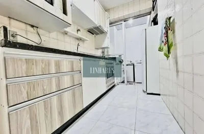 Apartamento 2 suítes  na divisa do bairro coqueiros com capoeiras, florianópolis/sc