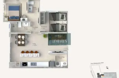 Apartamento com 2 quartos à venda na Trindade, Florianópolis 