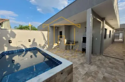Casa para venda em itanhaém, jardim magalhães, 2 dormitórios, 1 suíte, 2 banheiros, 2 vagas