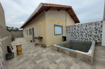 Casa para venda em itanhaém, jardim jamaica, 2 dormitórios, 1 banheiro, 4 vagas