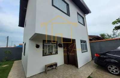 Casa para venda em itanhaém, jardim grandesp, 3 dormitórios, 1 suíte, 3 banheiros, 2 vagas