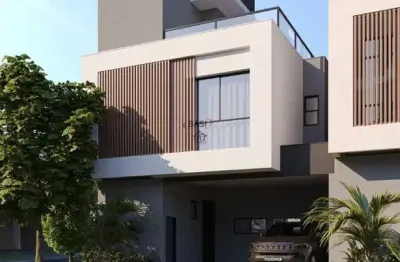 Casa em condomínio fechado com 3 quartos à venda na rua amadeu assad yassim, 243, bacacheri, curitiba, 211 m2 por r$ 1.697.000