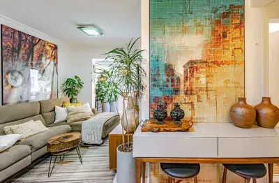 Apartamento  semimobiliado com 2 quartos e vaga livre